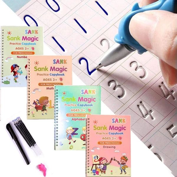 🖍️ Libro Caligrafía Montessori 🎨 (SET X 4 LIBROS)