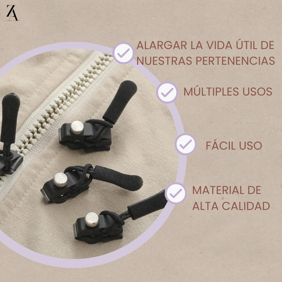 Cremalleras CierraFácil™ 2 Paquetes X6
