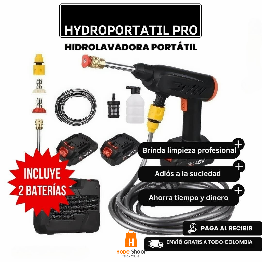 🌊HydroPortátil PRO- Recargable + Bateria De Obsequio 🔋