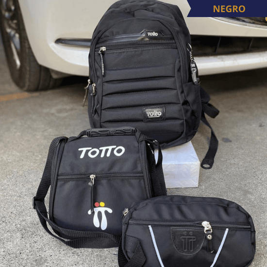 TRIO TOTTO®: ¡MORRAL, LONCHERA Y CARTUCHERA INCLUIDOS OFERTA!