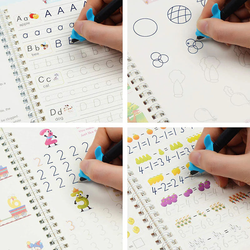 🖍️ Libro Caligrafía Montessori 🎨 (SET X 4 LIBROS)