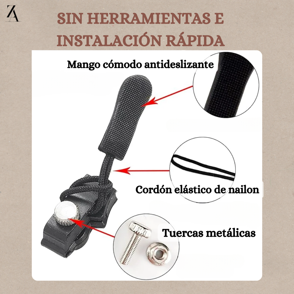 Cremalleras CierraFácil™ 2 Paquetes X6