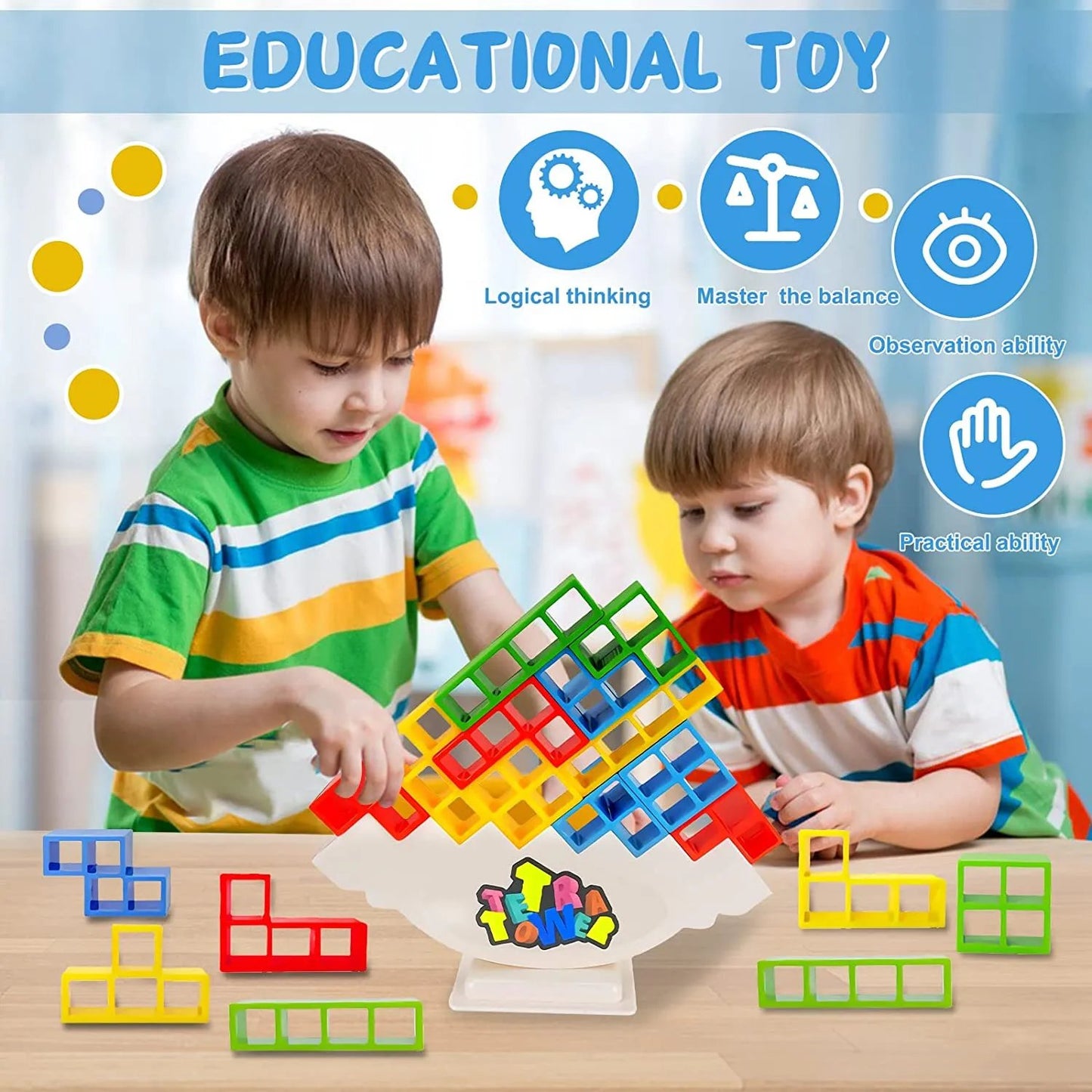 TetraTower 🧱 X 32 Fichas Originales
