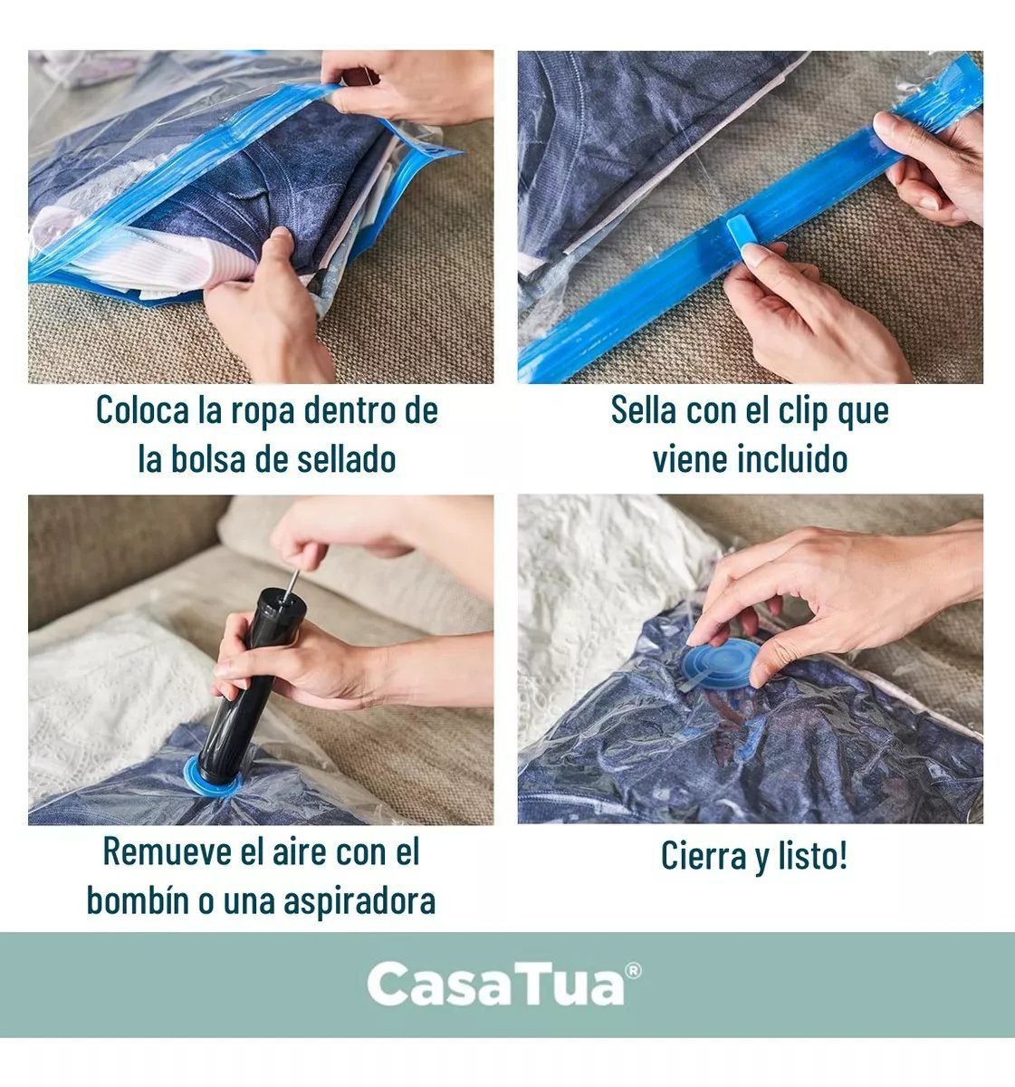 Bolsas EspacioPro 🔝 KIT 5 UNDS + BOMBA GRATIS
