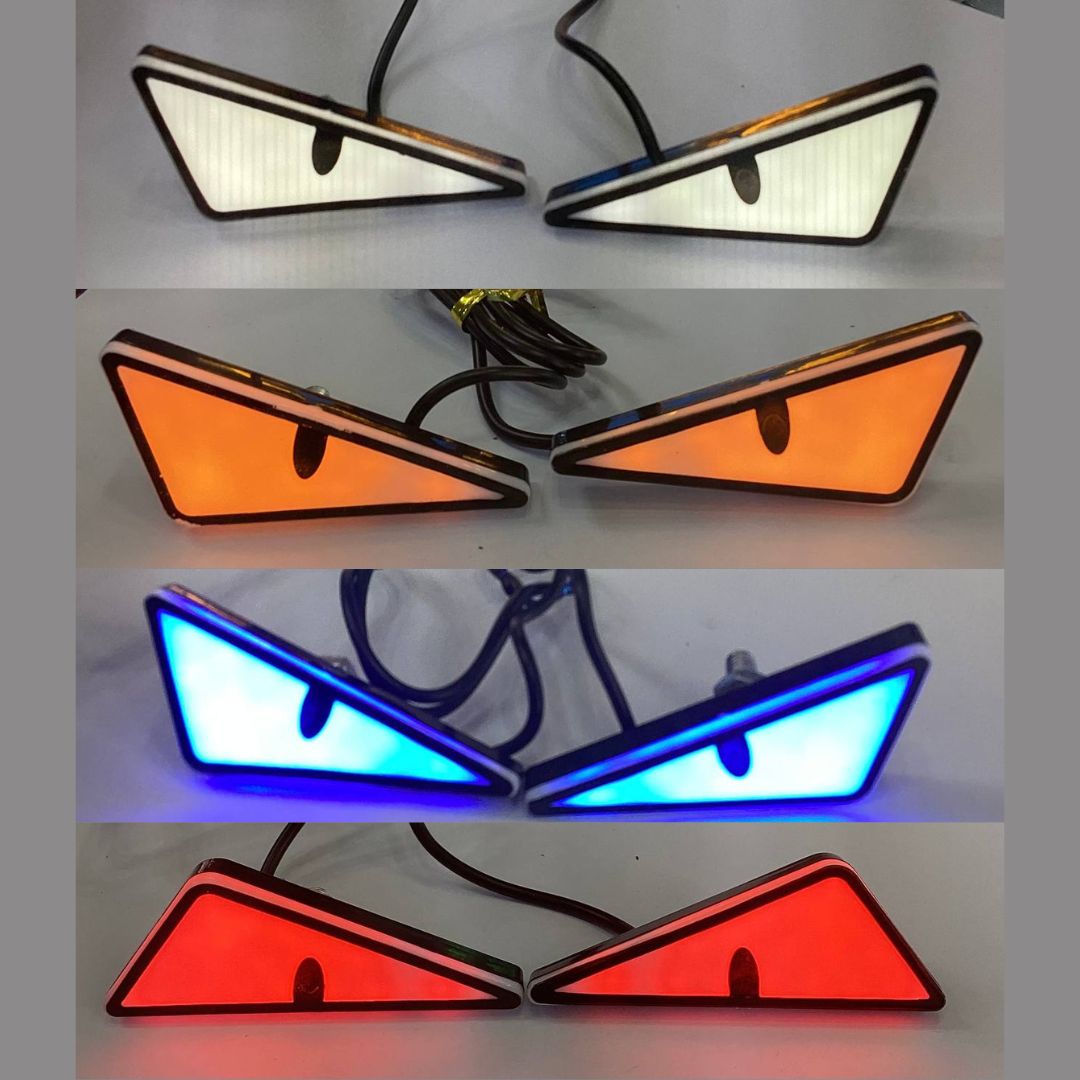 Par de Ojos Animados - LuzBestia Moto 🔥