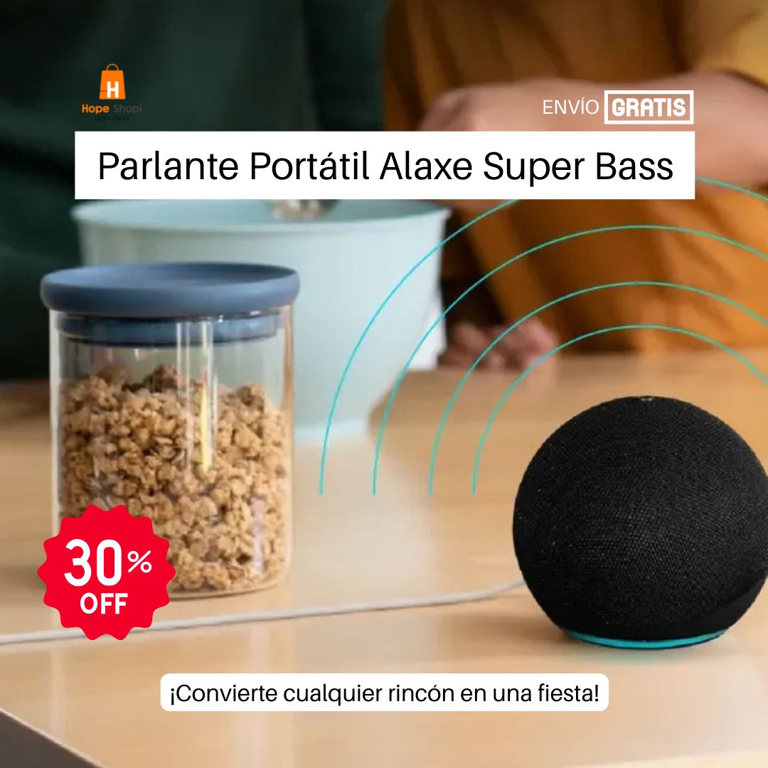Parlante Portatil Alaxe Super Bass