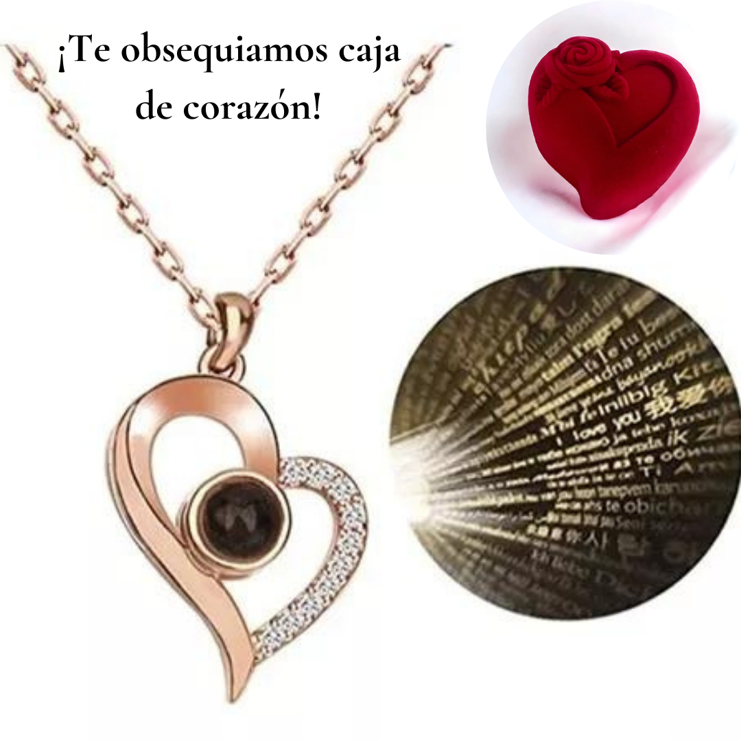 Forever Love - Collar Te amo 100 Idiomas 💎