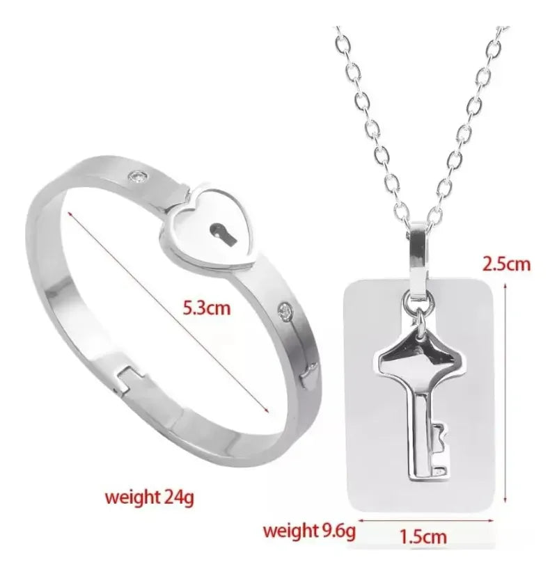 Cadena Pulsera Set True Love
