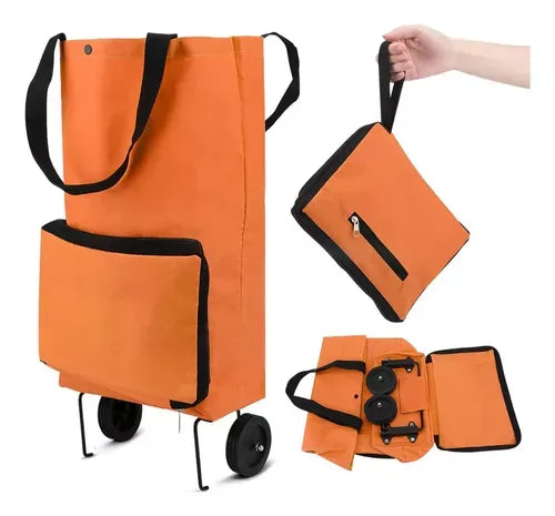 CARRO DE COMPRAS PLEGABLE CON RUEDAS - CARGUITO™