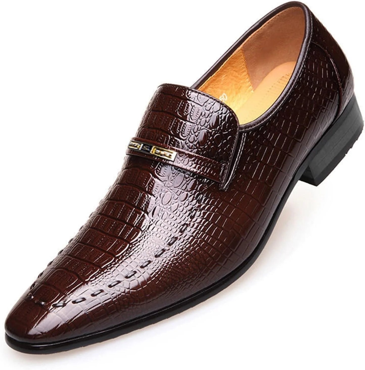 🐊 Krodrille - Zapatos de piel tipo Italianos, Comodidad con Carácter