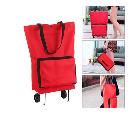 CARRO DE COMPRAS PLEGABLE CON RUEDAS - CARGUITO™