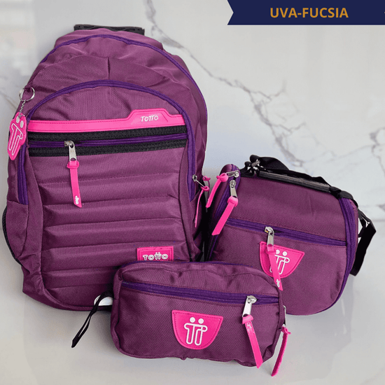 TRIO TOTTO®: ¡MORRAL, LONCHERA Y CARTUCHERA INCLUIDOS OFERTA!