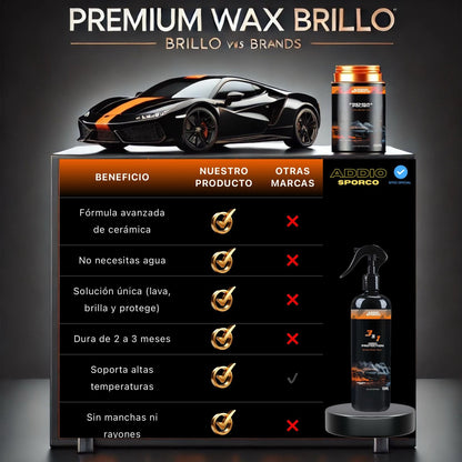 Nano Ceramico AUTO Premium Wax 120ML +PAÑO