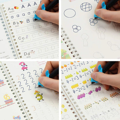🖍️ Libro Caligrafía  Montessori 🎨 (SET X 4 LIBROS)