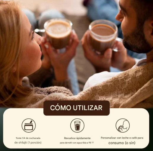 Shilajit Puro + Potenciador del Himalaya