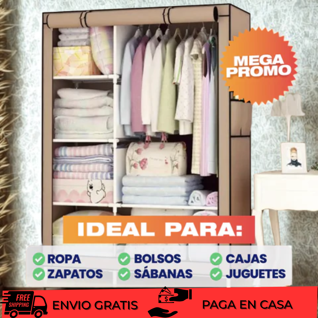 ARMARIO PLEGABLE 3 ESPACIOS (TAMAÑO GRANDE)