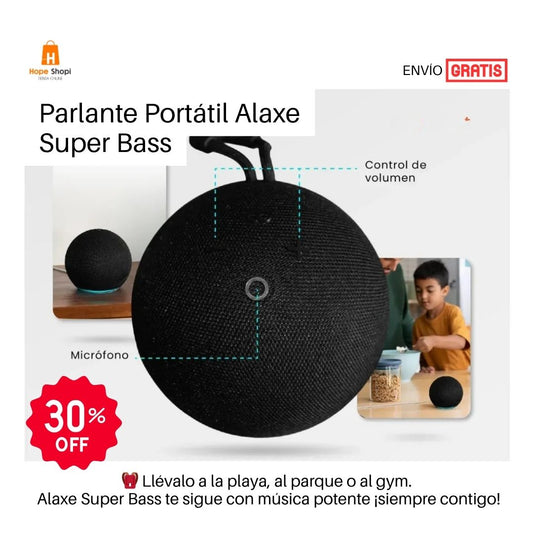 Parlante Portatil Alaxe Super Bass