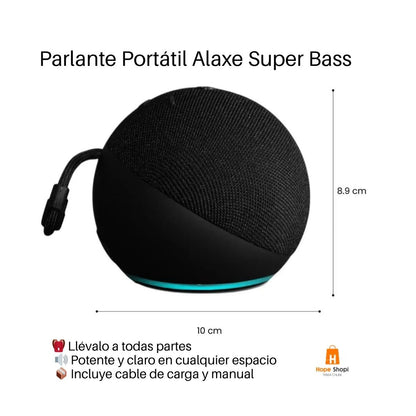 Parlante Portatil Alaxe Super Bass