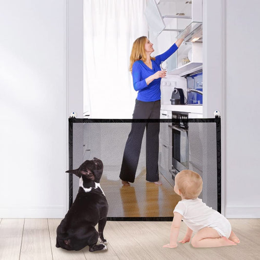 SafeZone 🛡️ - Malla de Seguridad para Mascotas 🐾 y Bebés 👶(110 CM X 80 CM)