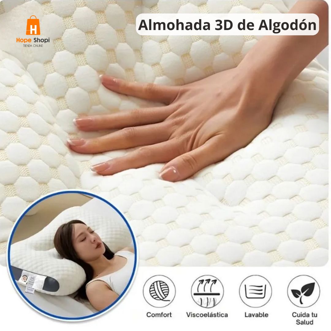 Almohada Ortopedica 3D Con Memory