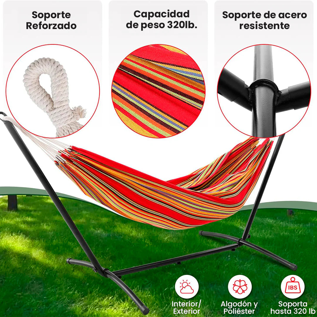 Hamaca SoporteLibre™ 🌞