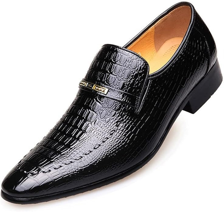 🐊 Krodrille - Zapatos de piel tipo Italianos, Comodidad con Carácter