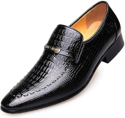🐊 Krodrille - Zapatos de piel tipo Italianos, Comodidad con Carácter