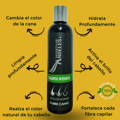 Shampoo Anti-Canas SECRETO DE ÁNGELES +🎁 2 OBSEQUIOS